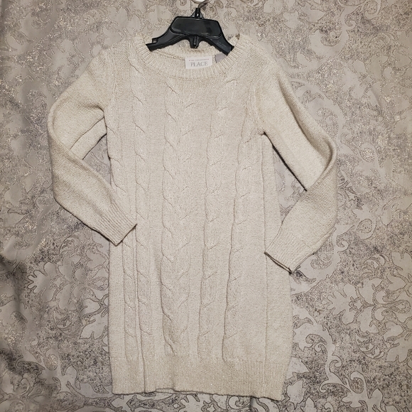 Children's place cable knit sweater dress 4t - Picture 1 of 5